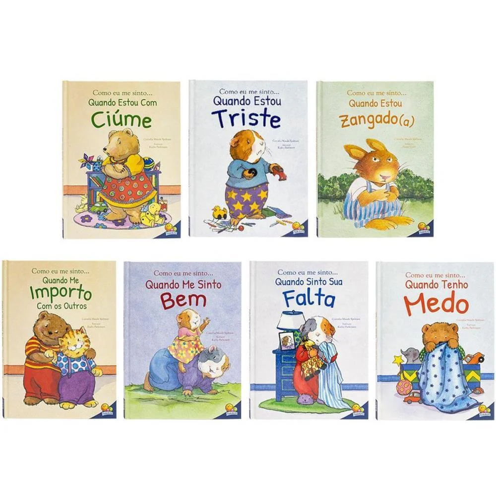 Livro Infantil Ilustrado Como Me Sinto C.d Ed.luxo 32P Todolivro (Dp.c/07) - imagem 3