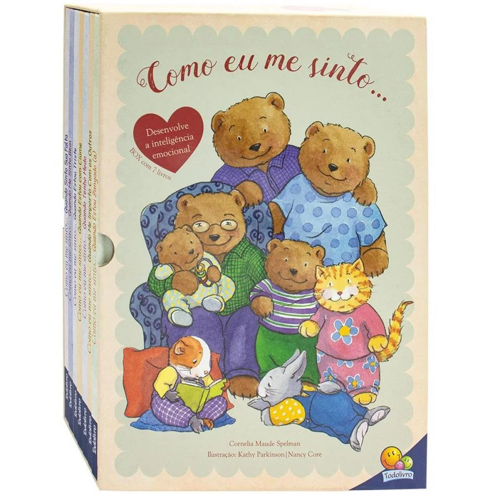 Livro Infantil Ilustrado Como Me Sinto C.d Ed.luxo 32P Todolivro (Dp.c/07) - imagem 4