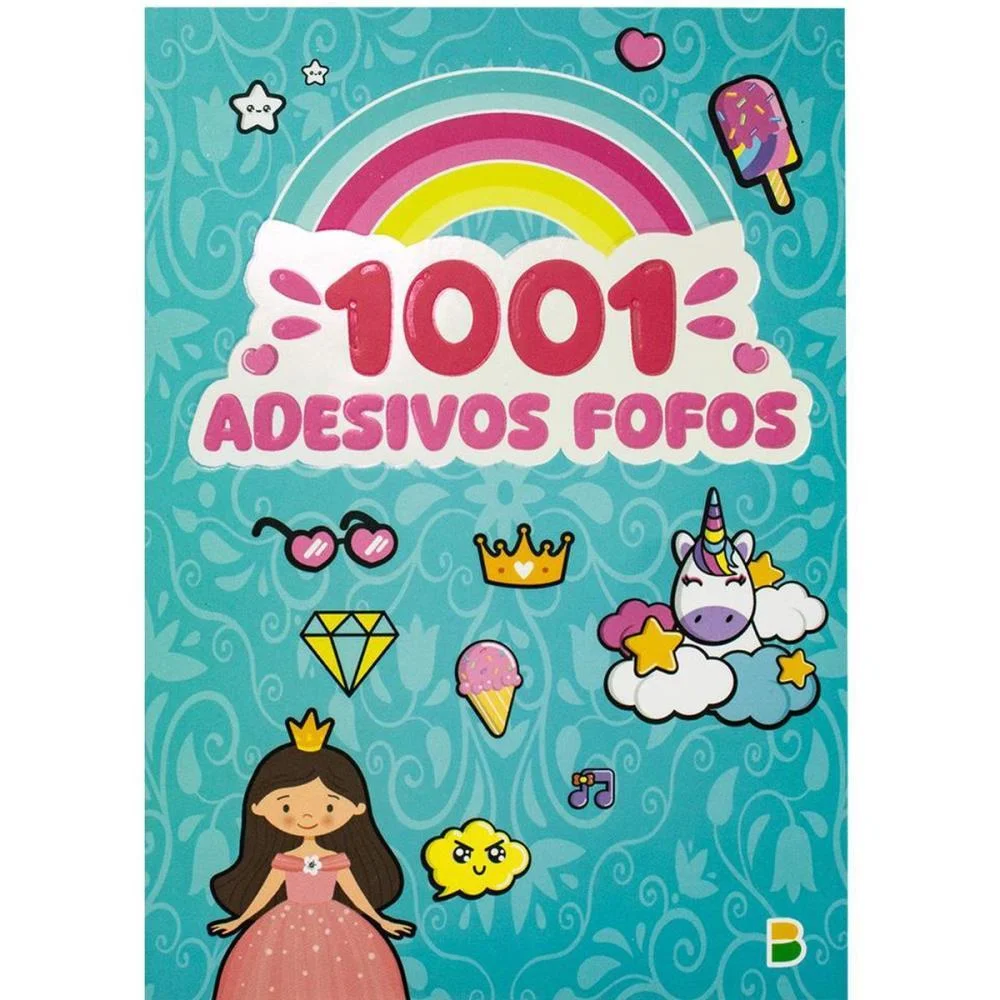 Livro Com Adesivos 1001 Adesivos Fofos 14X20 40Pg Todolivro - imagem 5