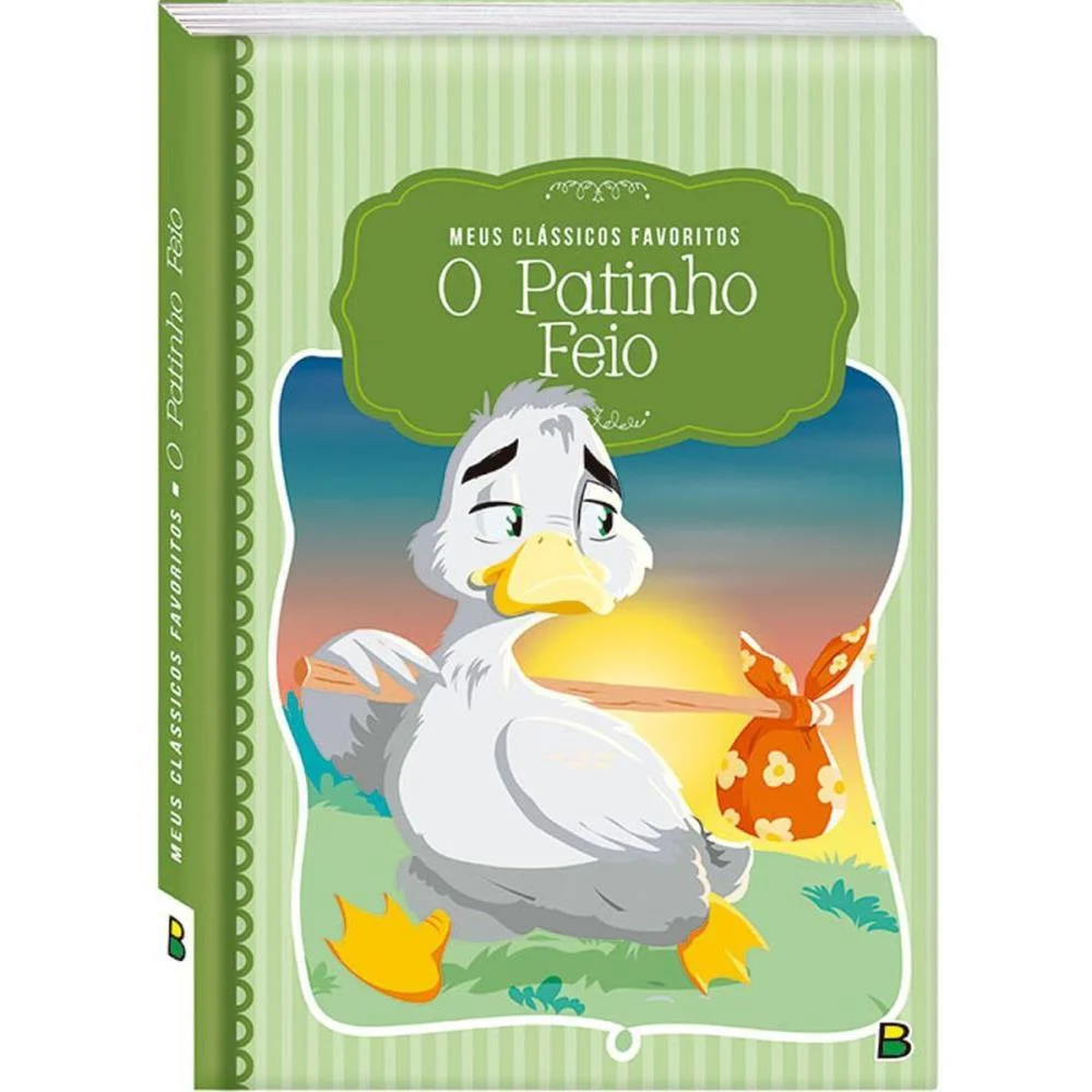 Livro Infantil Ilustrado O Patinho Feio C.d 18X22 14Pg Todolivro - imagem 3