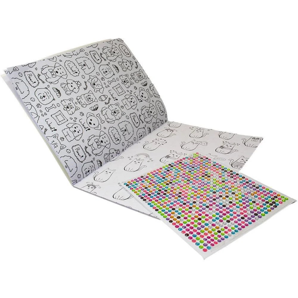 Livro Com Adesivos 750 Ades.strass Gatos 32Pg Todolivro - imagem 3