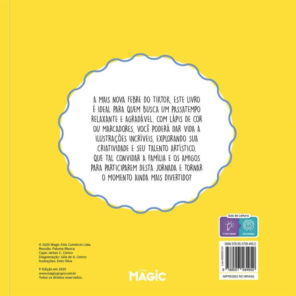 Livro De Colorir Cozy Vibes 48Pgs 180G Magic Kids - imagem 4