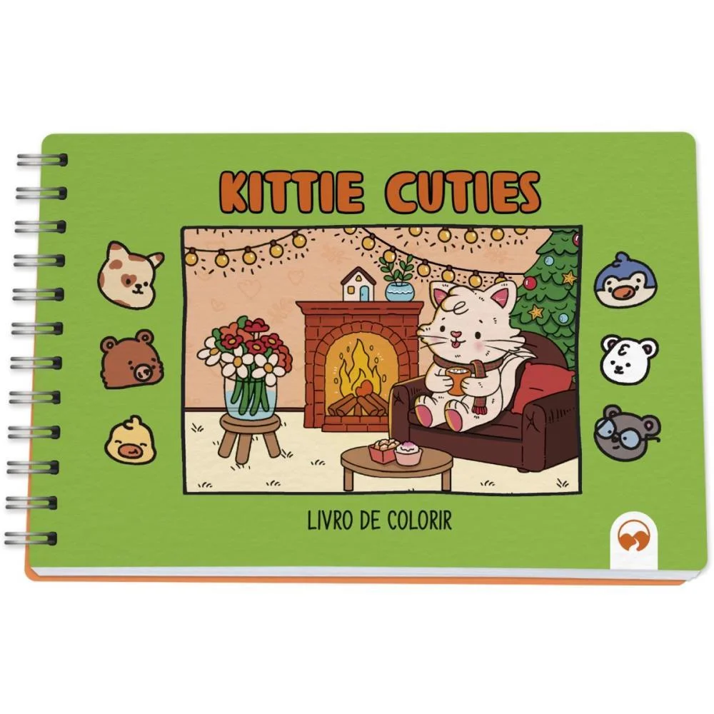 Livro De Colorir Kittie Cuties 64P Cd 150G15X21 Vale Das Letras - imagem 2