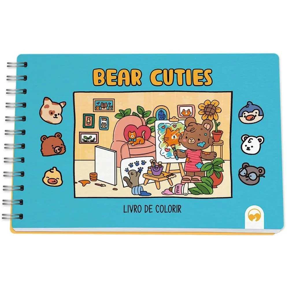 Livro De Colorir Bear Cuties 64P Cd 150G 15X21 Vale Das Letras - imagem 2