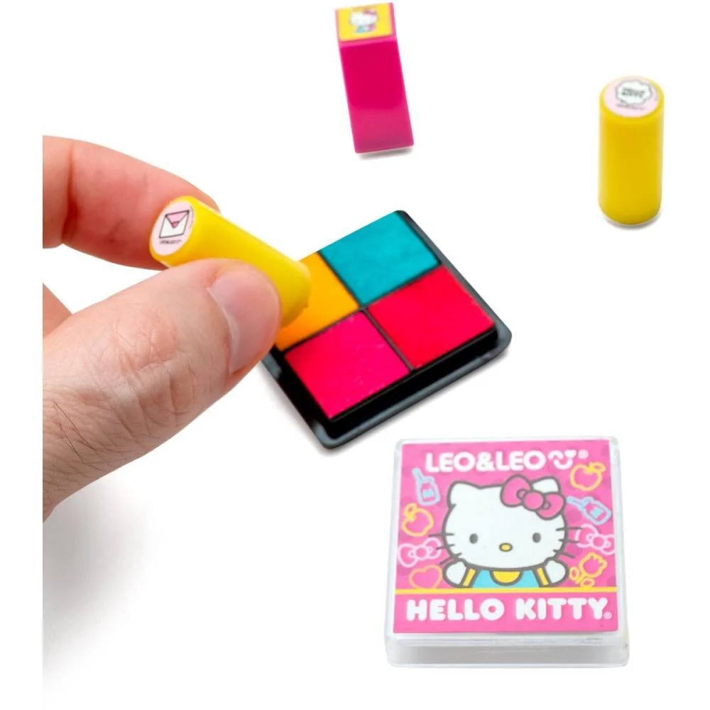 Carimbo Pedagogico Hello Kitty C/Almofada 8 Model Leonora (Kit) - imagem 6