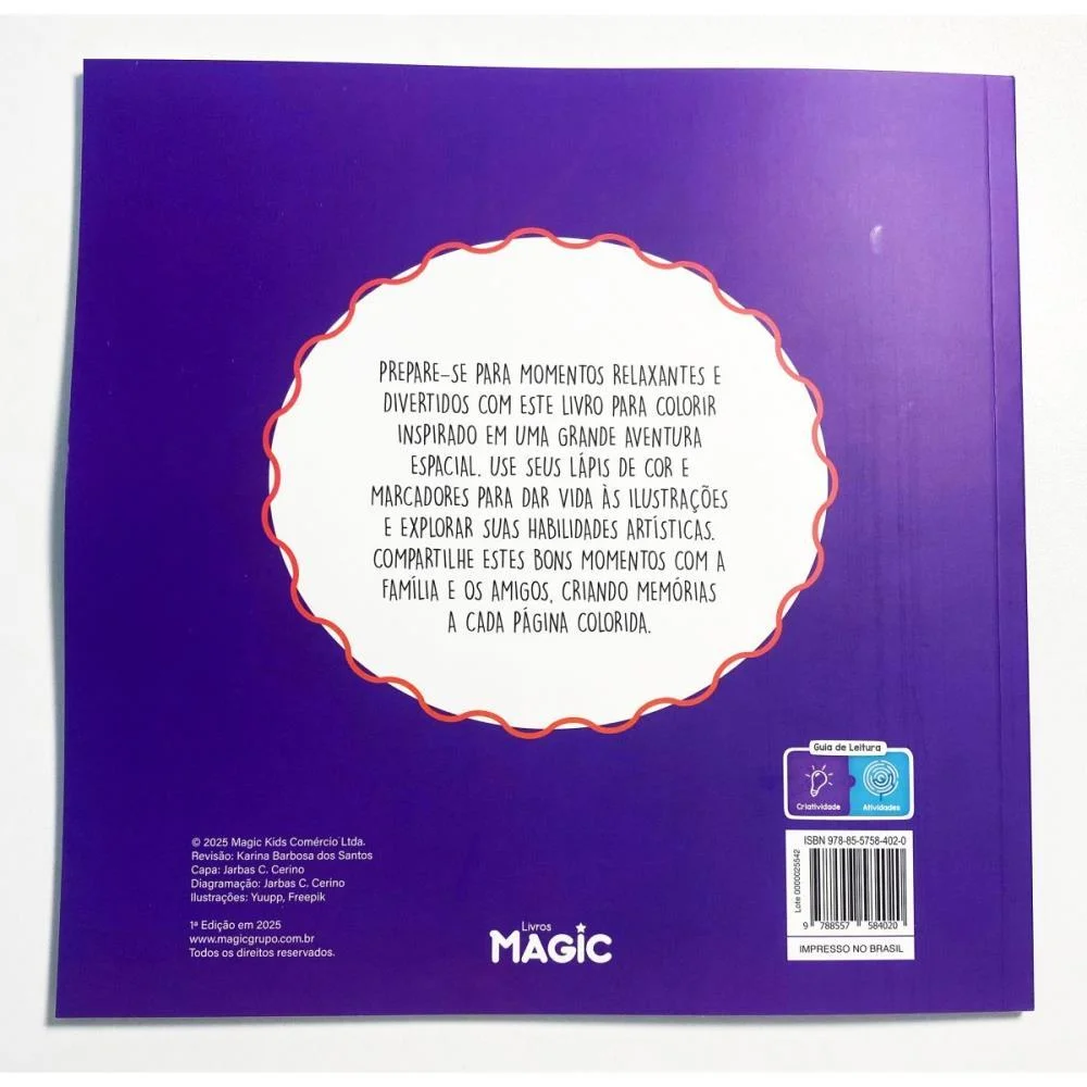 Livro De Colorir Cozy Space 48Pgs 180G Magic Kids - imagem 4