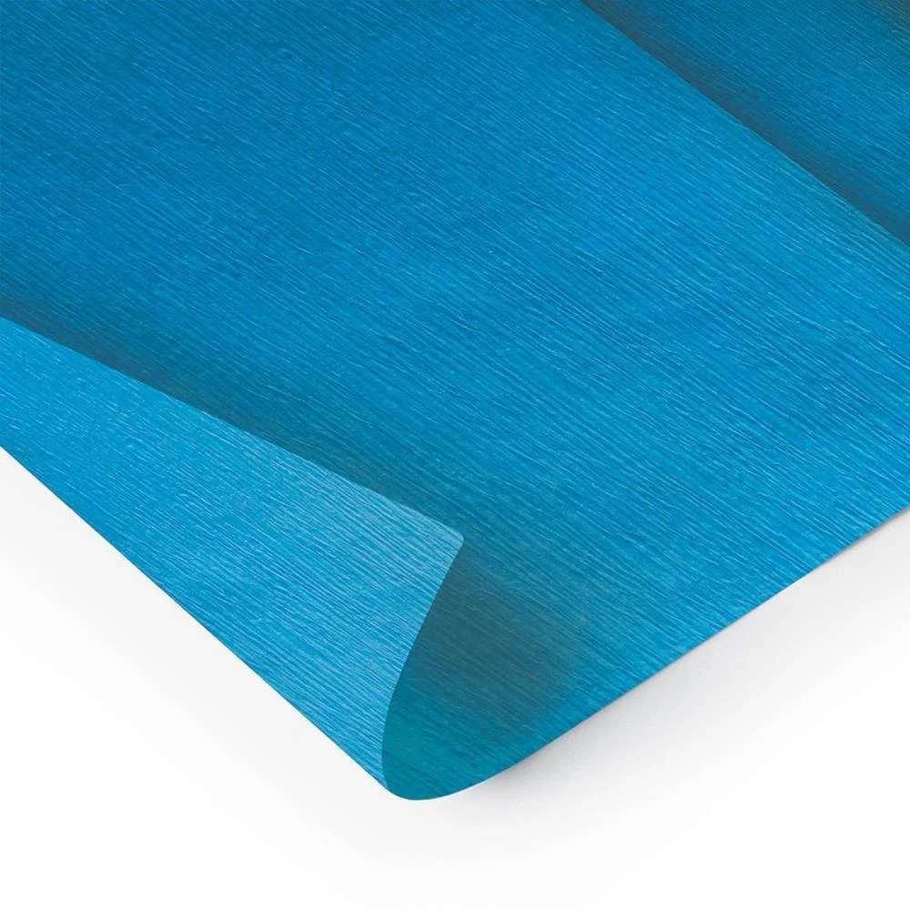 Papel Crepom 48Cmx2,00M. Azul Royal Ridet (Pct.c/10) - imagem 2