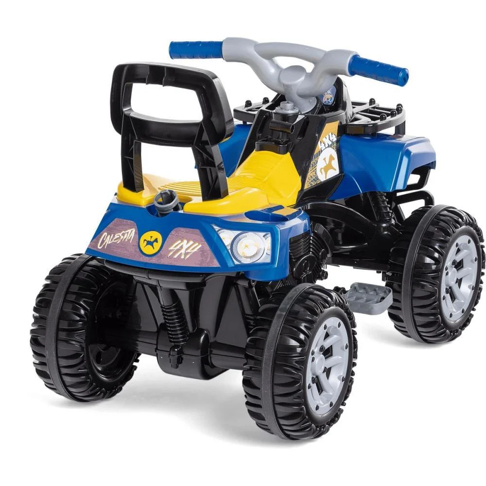 Veiculo Para Bebe Cross Up Azul 2Em1 C/Som 30Kg Calesita - imagem 7