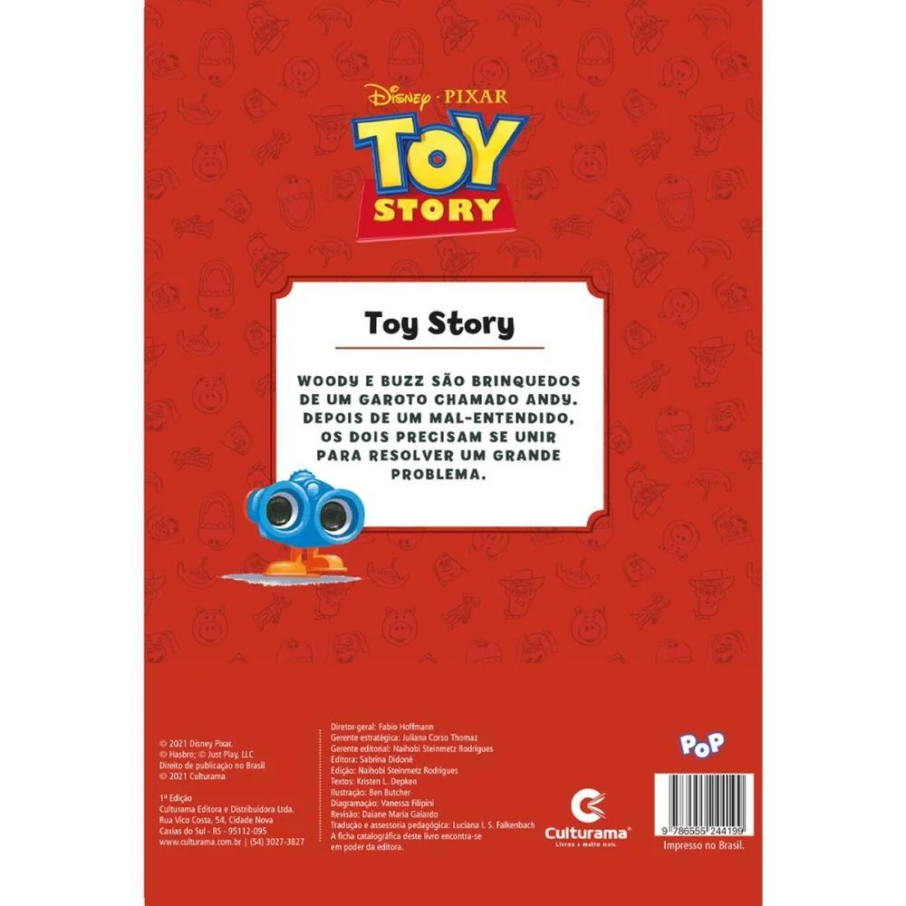 Livro De Leitura Pop Toy Story 32Pgs 23,5X16Cm Culturama - imagem 5