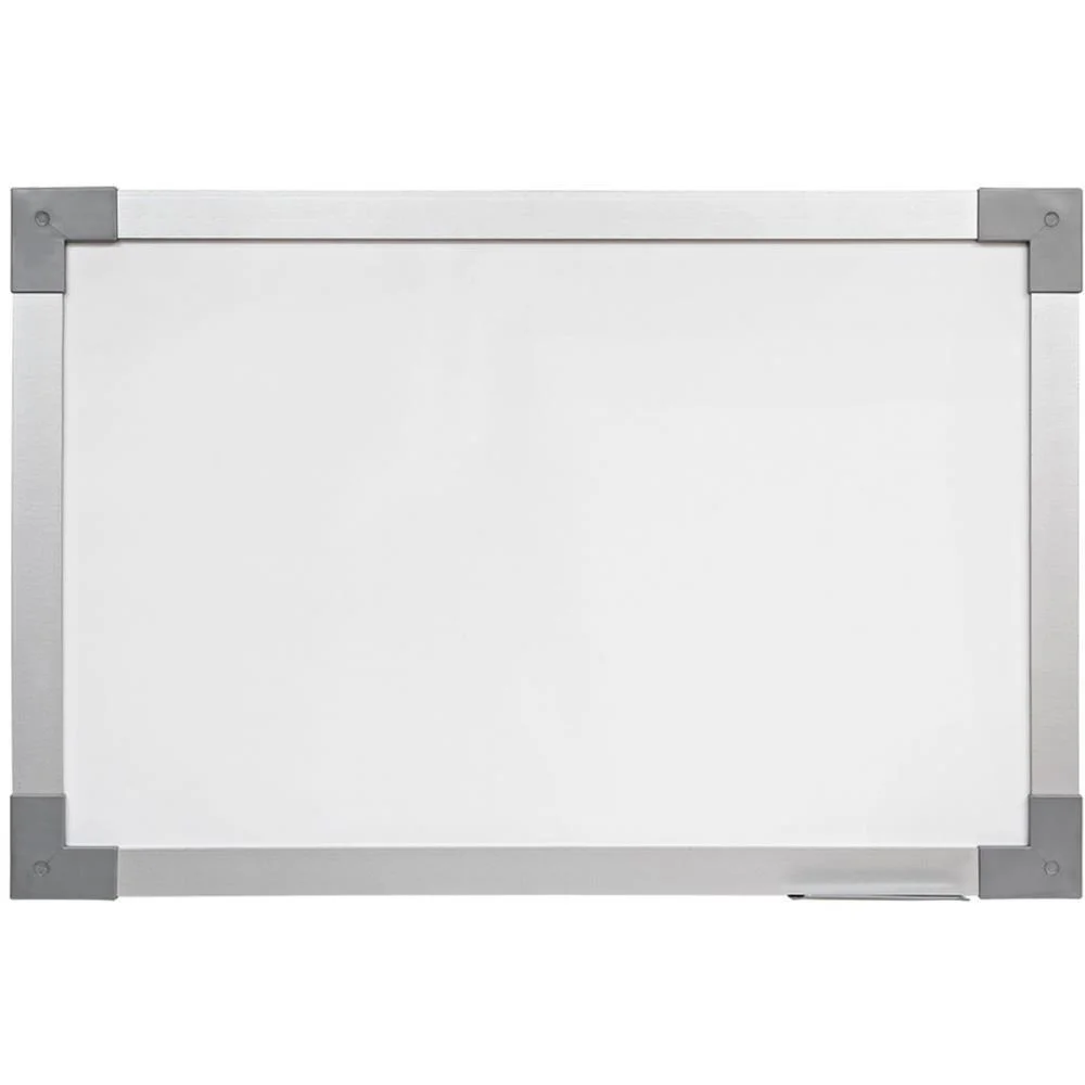 Quadro Branco Moldura Aluminio 150X120Cm Uv Soft Prime Stalo - imagem 3