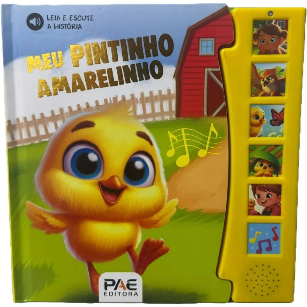 Livro Sonoro Meu Pintinho Amare.19X19,5 12P Pae Editora - imagem 3