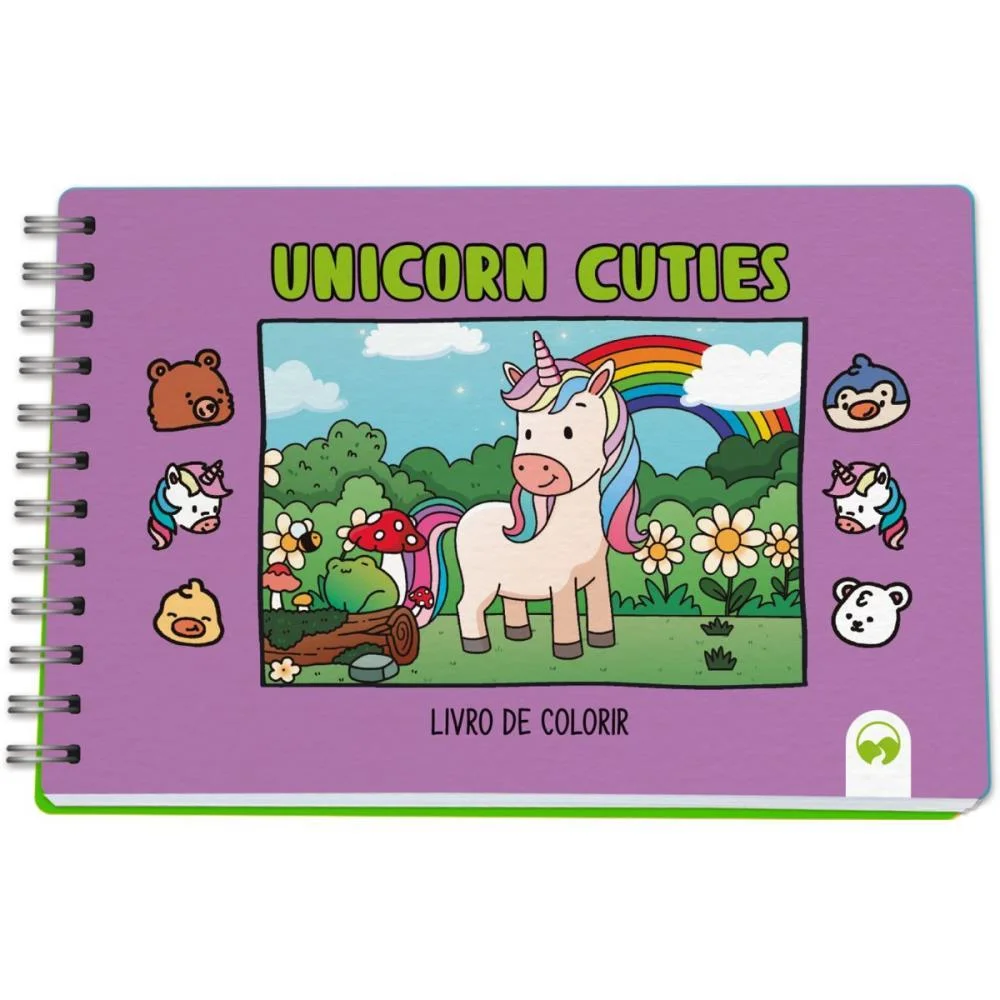 Livro De Colorir Unicornio Cuties 64P Cd 150G Vale Das Letras - imagem 5