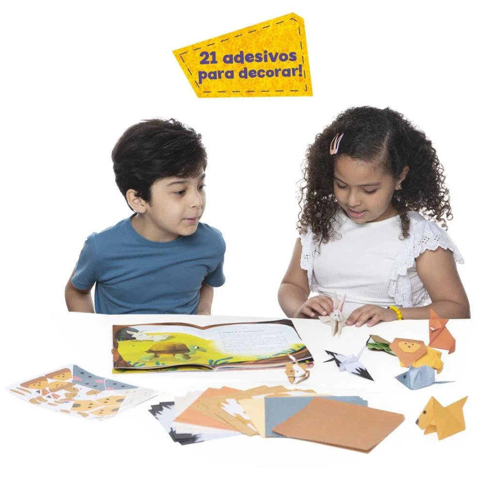 Livro Brinquedo Ilustrado Bichinhos De Origami Toyster - imagem 4