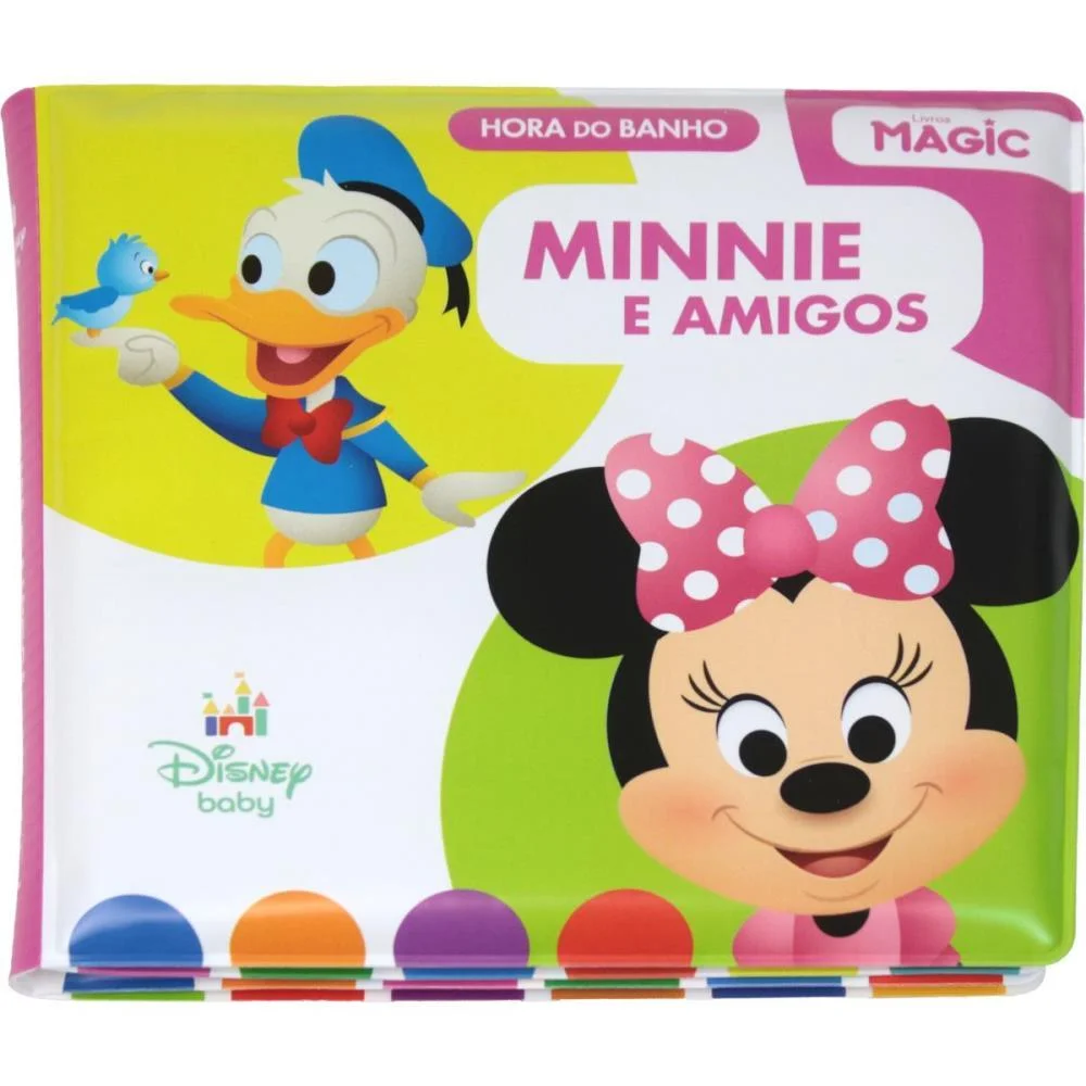 Livro Para Banho Minnie E Amigos 14X14Cm Magic Kids - imagem 5