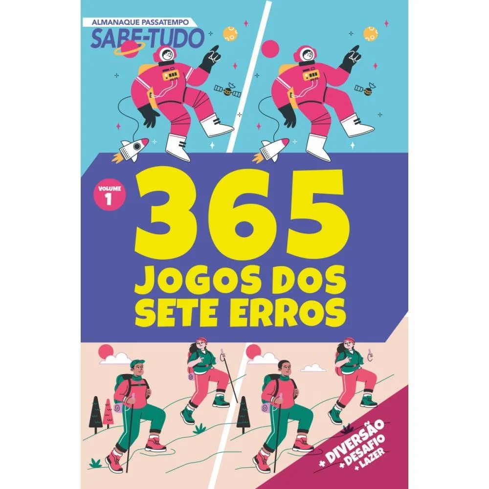 Livro De Atividades 365 Passatempos Jg Sete Erros Online Editora - imagem 2