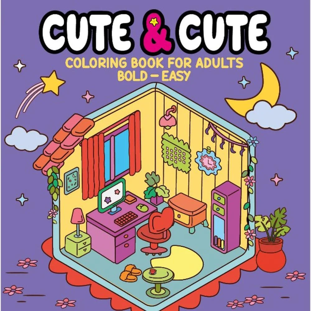 Livro De Colorir Cute E Cute Book For Adults Online Editora - imagem 2