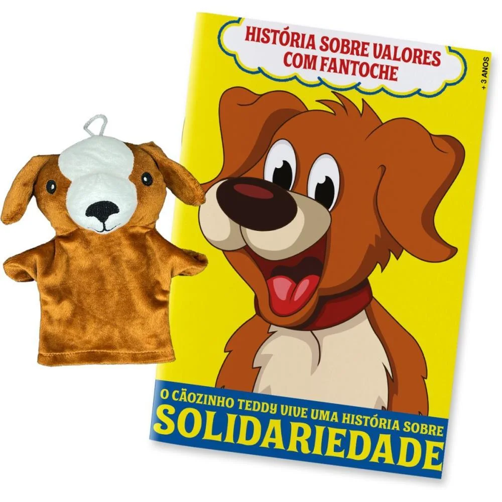 Livro Brinquedo Ilustrado Fantoche Cachorro Online Editora - imagem 2