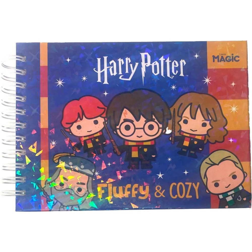 Livro De Colorir Harry Potter Cozy 96Pg Cd Esp Magic Kids - imagem 5
