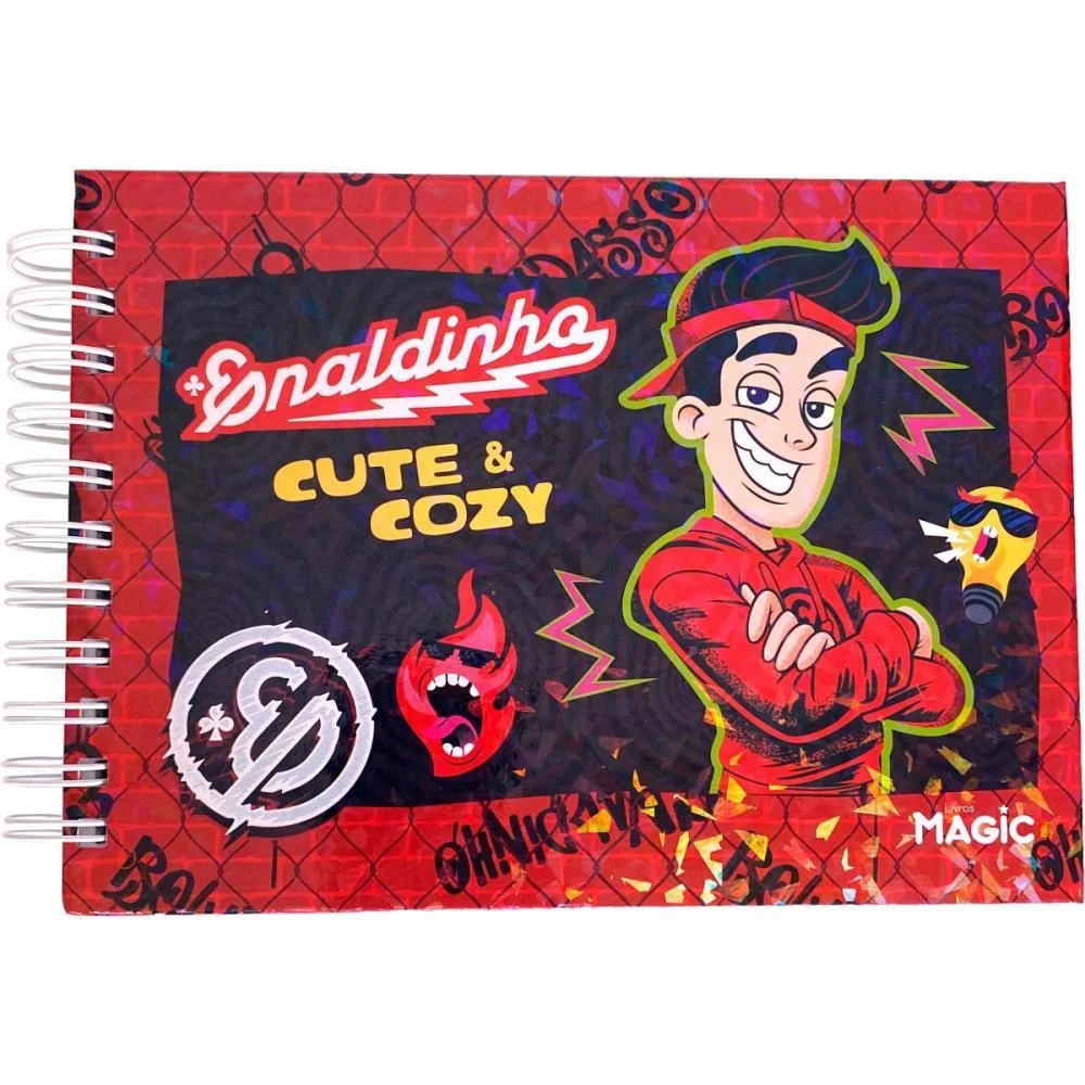 Livro De Colorir Enaldinho Cute 96Pg Cd Esp Magic Kids - imagem 2