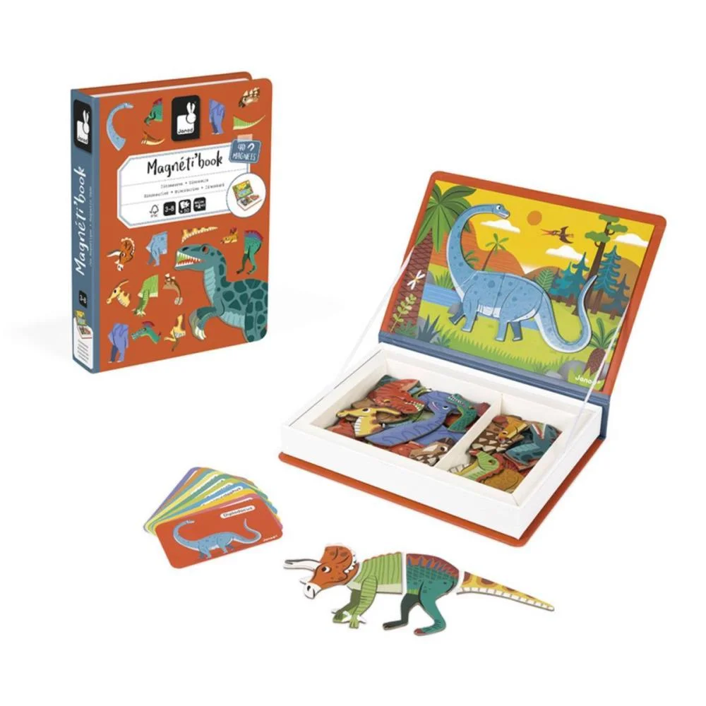 Livro Magnetico Infantil Misture E Combine Dinossauros Maped - imagem 2