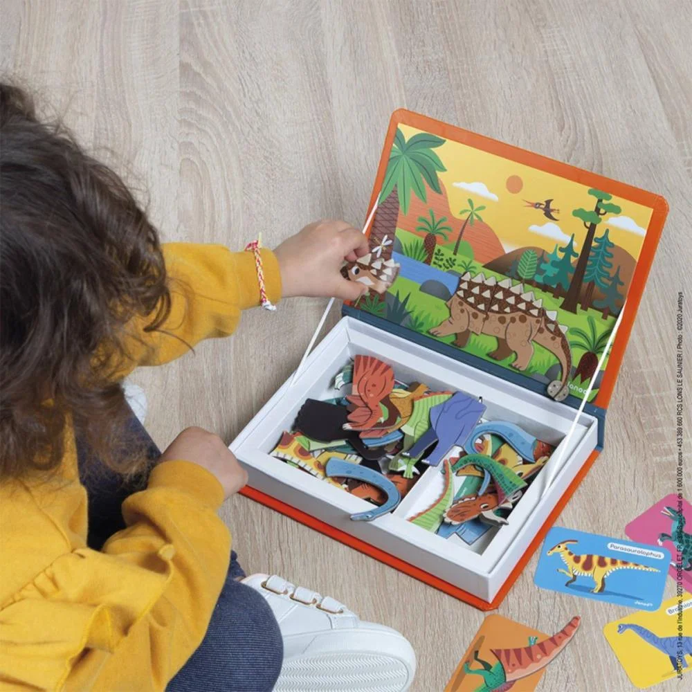 Livro Magnetico Infantil Misture E Combine Dinossauros Maped - imagem 3