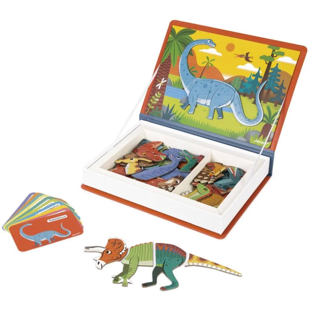 Livro Magnetico Infantil Misture E Combine Dinossauros Maped - imagem 4