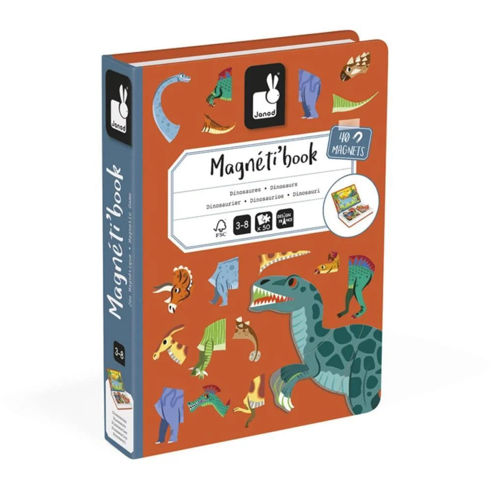 Livro Magnetico Infantil Misture E Combine Dinossauros Maped - imagem 5