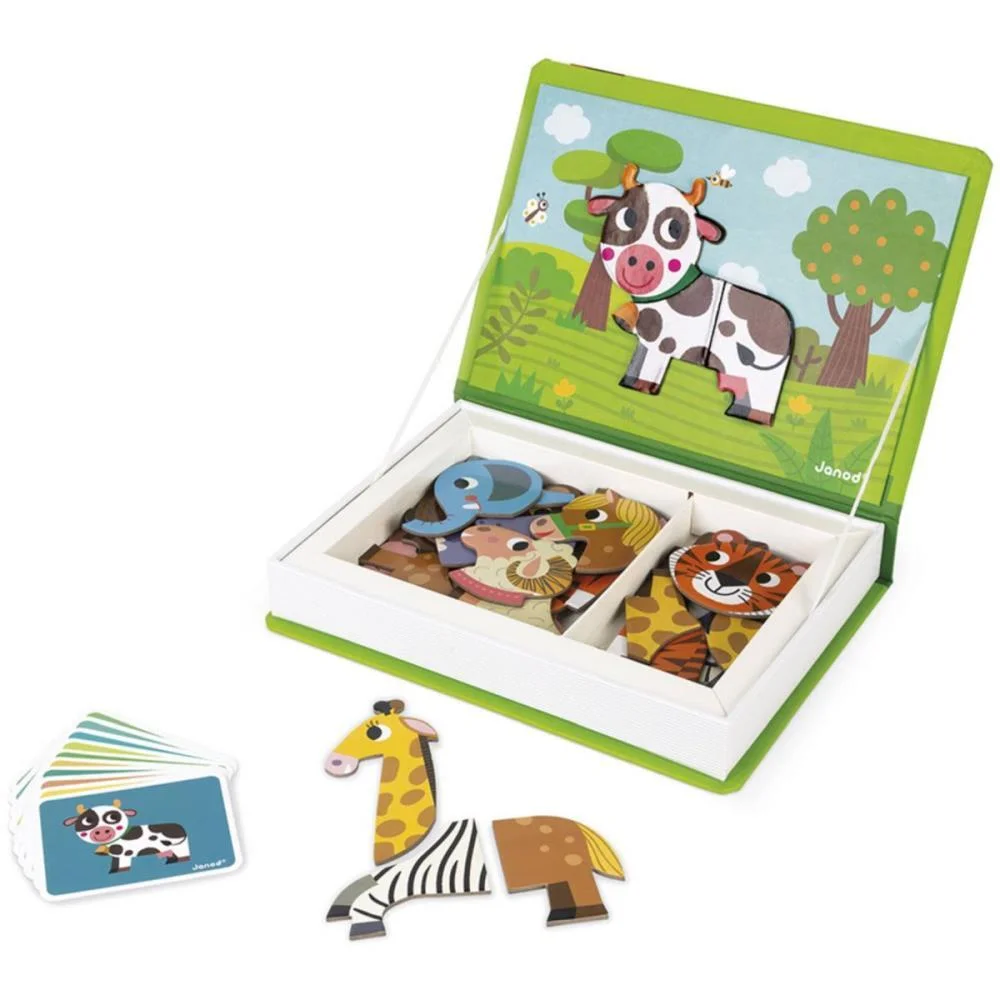 Livro Magnetico Infantil Vida Animal 40 Pecas Maped - imagem 4