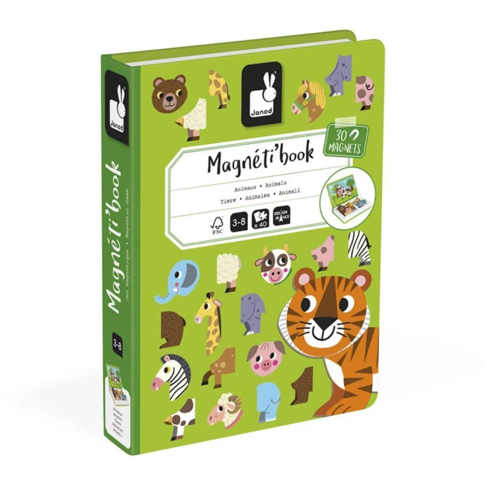 Livro Magnetico Infantil Vida Animal 40 Pecas Maped - imagem 6