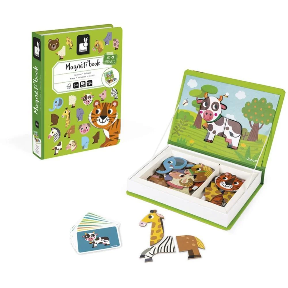 Livro Magnetico Infantil Vida Animal 40 Pecas Maped - imagem 7
