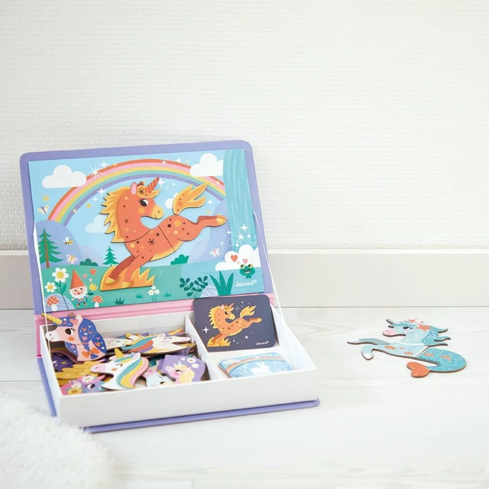 Livro Magnetico Infantil Unicornio 44 Pecas Maped - imagem 4
