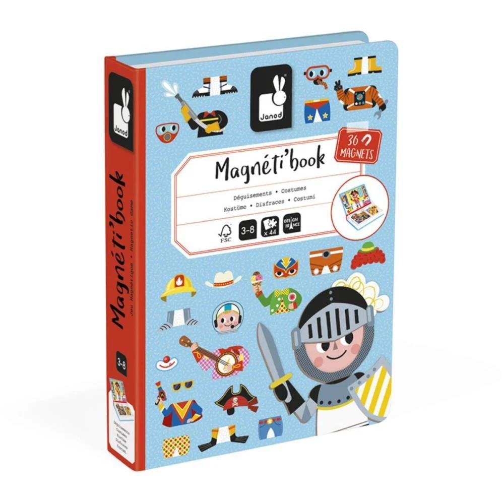 Livro Magnetico Infantil Festa A Fantasia 44 Pecas Maped - imagem 6