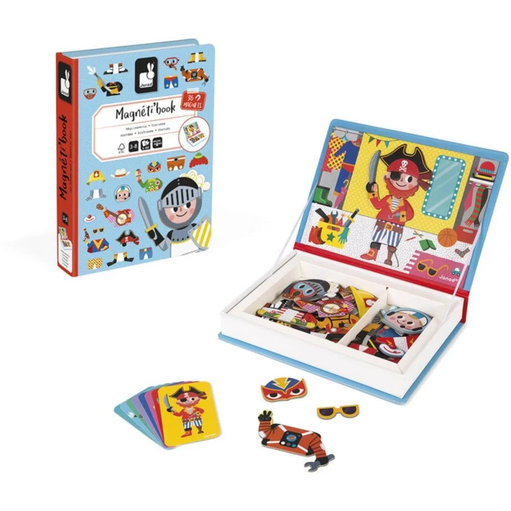 Livro Magnetico Infantil Festa A Fantasia 44 Pecas Maped - imagem 7