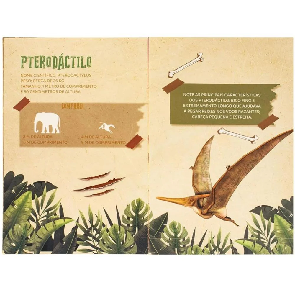 Livro Brinquedo Ilustrado Mundo Dos Minidinos:pterodacti Todolivro - imagem 4