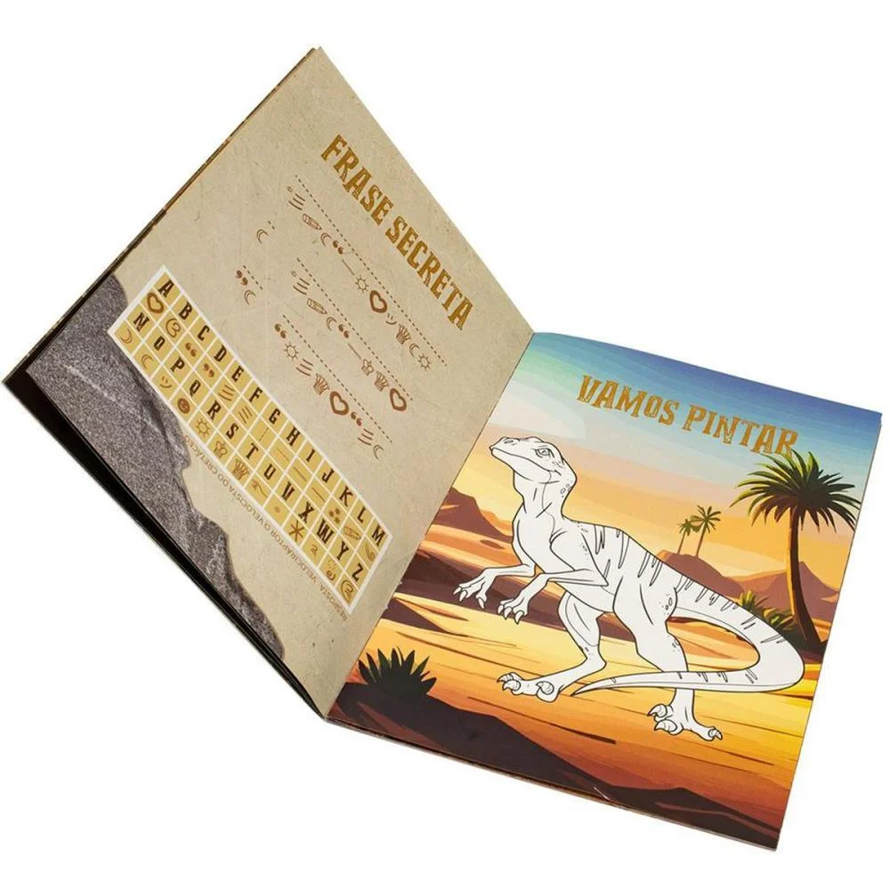 Livro Brinquedo Ilustrado Mundo Dos Minidinos: Velocirap Todolivro - imagem 3
