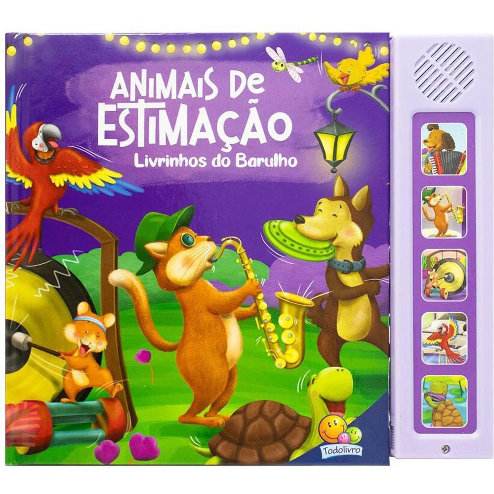 Livro Sonoro Animais De Estimacao 22X19 8Pg Todolivro - imagem 2