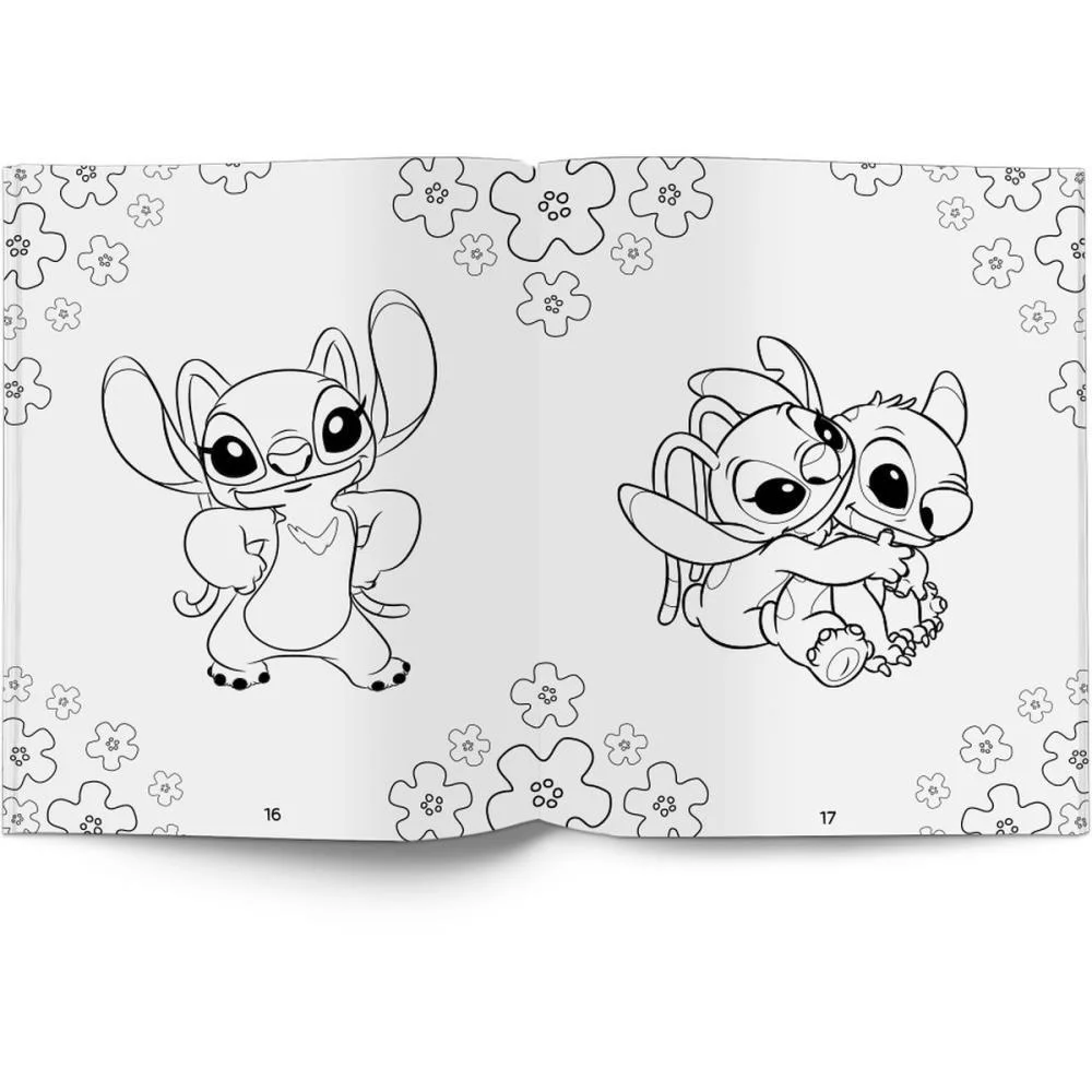 Livro Com Adesivos Stitch Angel 40P C/500Adesivos Culturama - imagem 3