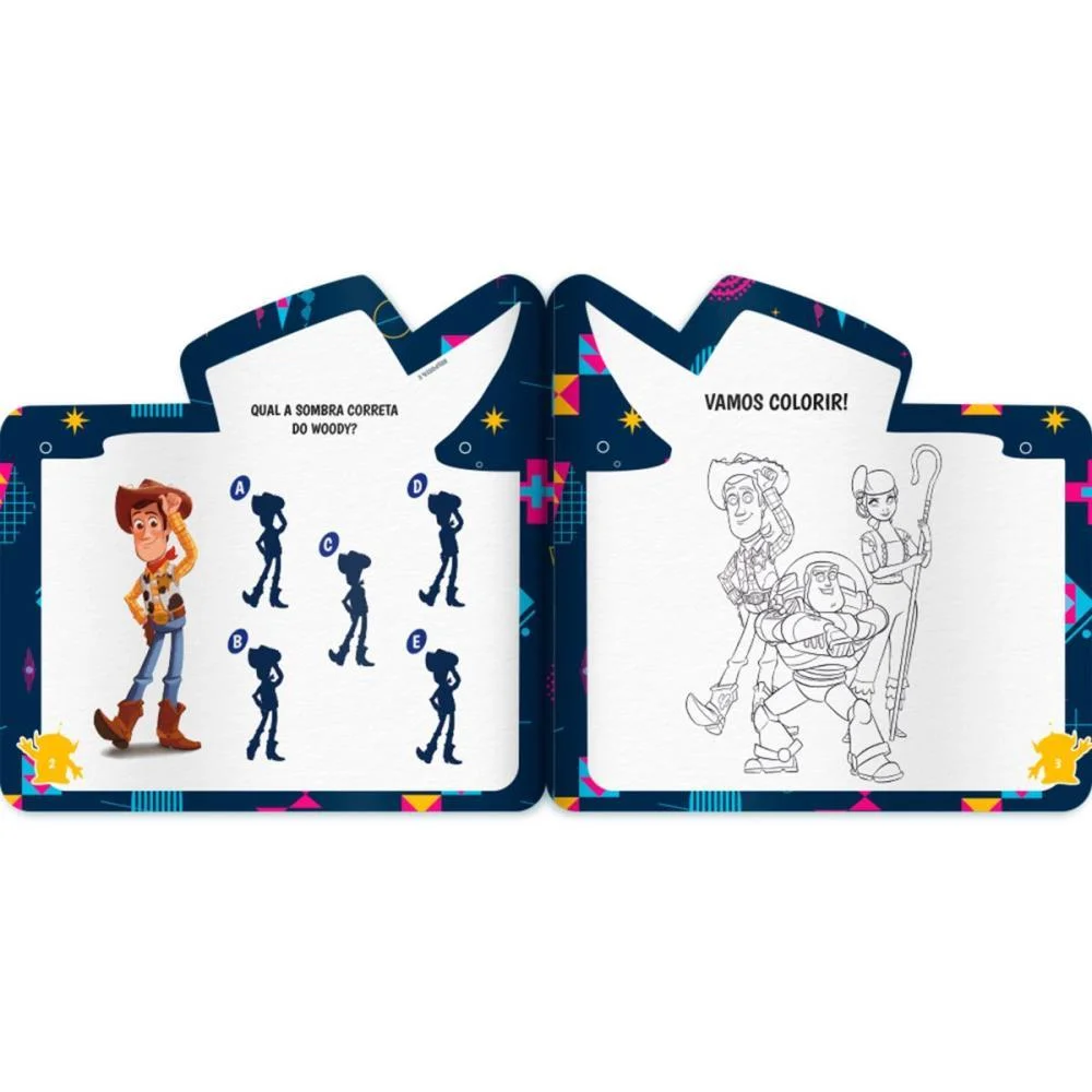 Livro De Atividades Recortado Toy Story 24Pg 23X23 Culturama - imagem 3