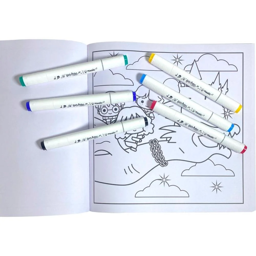 Livro De Colorir Harry Potter C/6Canetinhas Bc. Magic Kids - imagem 3