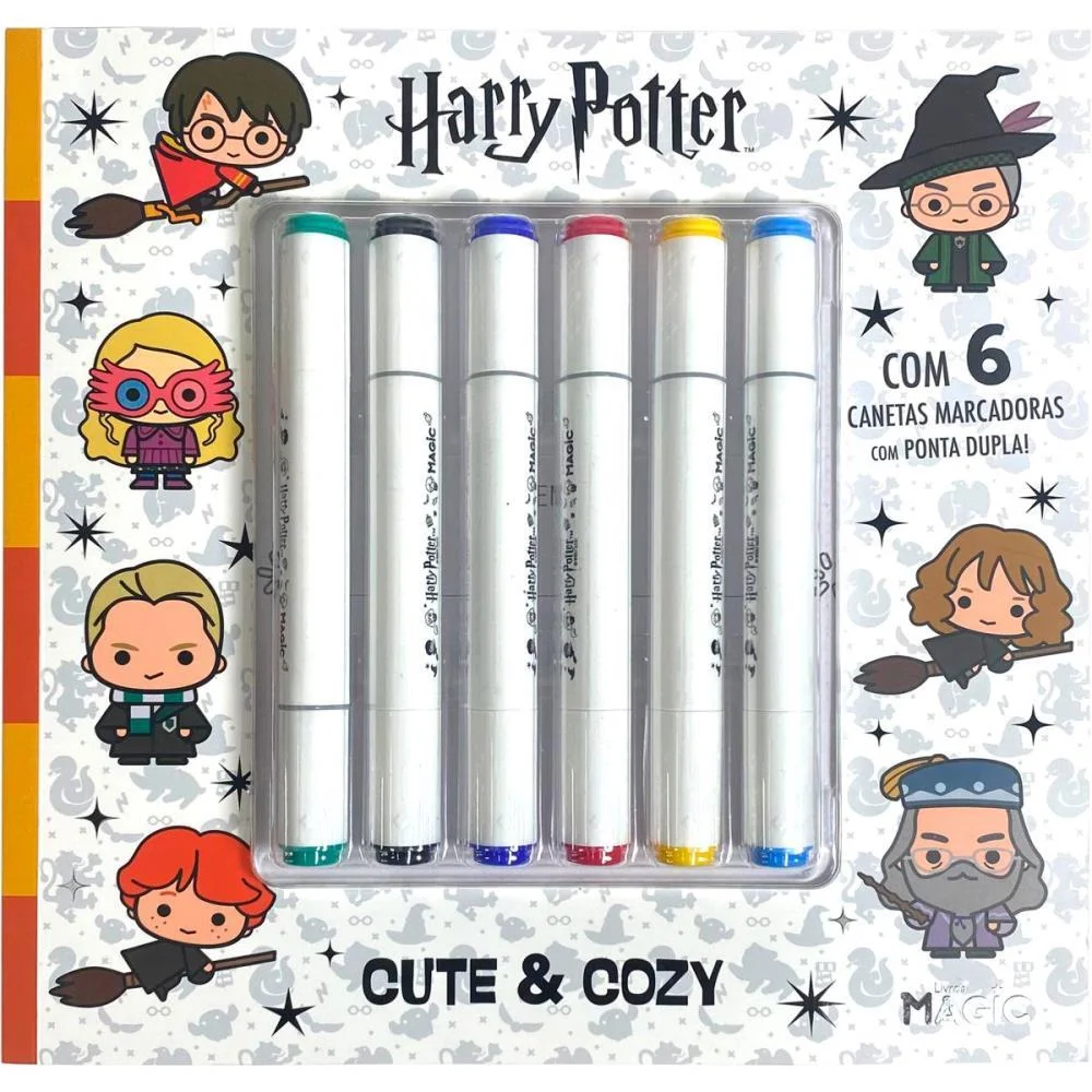 Livro De Colorir Harry Potter C/6Canetinhas Bc. Magic Kids - imagem 5