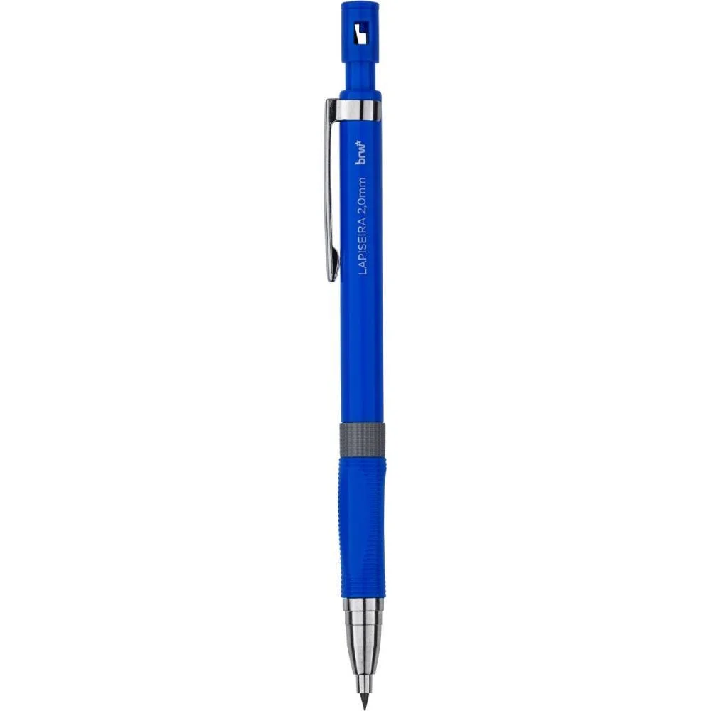 Lapiseira 2.0Mm Plastica Azul E Preta Brw (Cx.c/12) - imagem 4