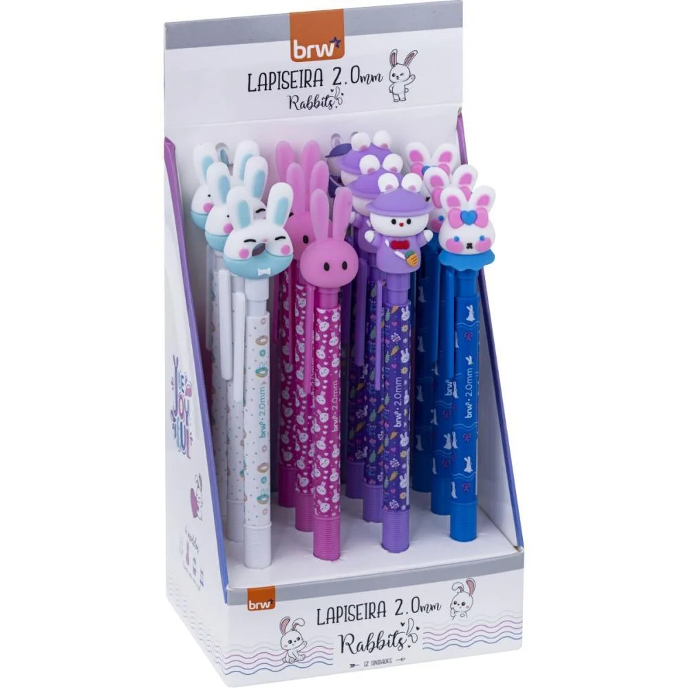 Lapiseira 2.0Mm Plastica Rabbits Sortidas Brw C/ 12 Unidades - imagem 7