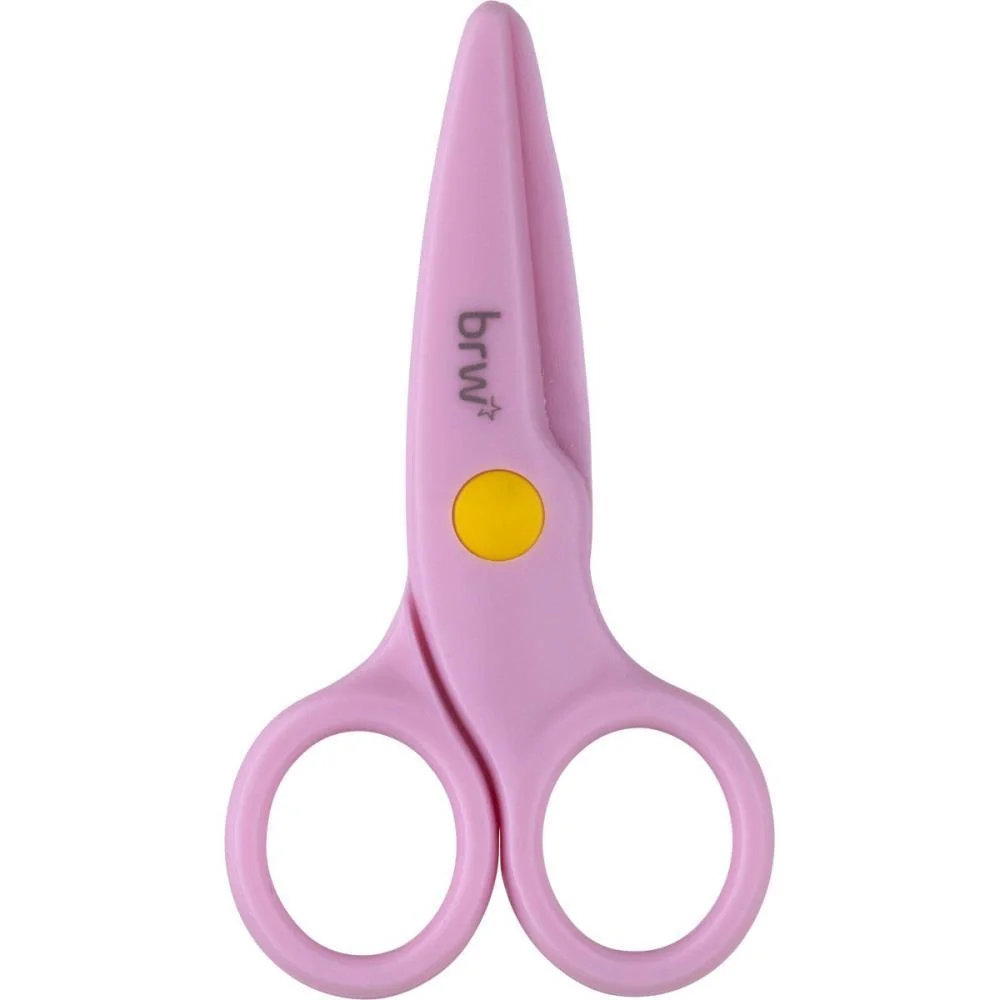 Tesoura Escolar Mini S/Lamina 10Cm Sortidas Brw C/ 12 Unidades - imagem 3