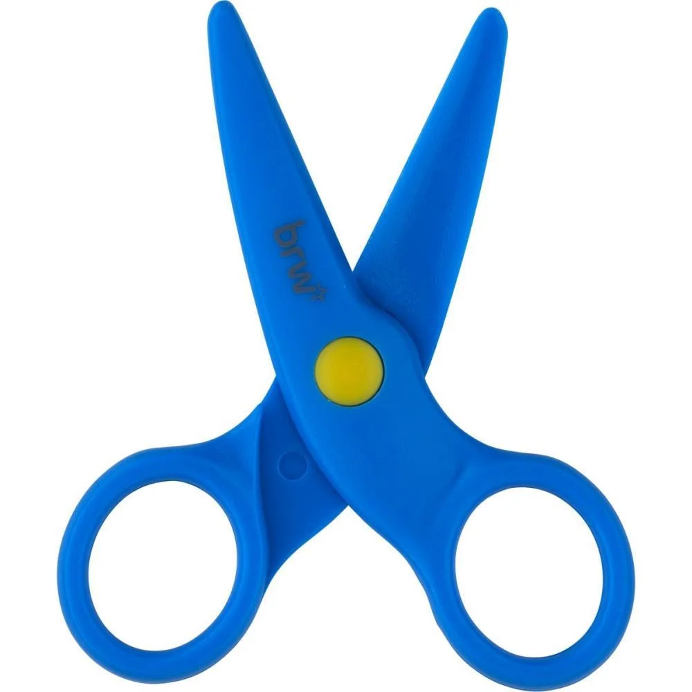 Tesoura Escolar Mini S/Lamina 10Cm Sortidas Brw C/ 12 Unidades - imagem 4