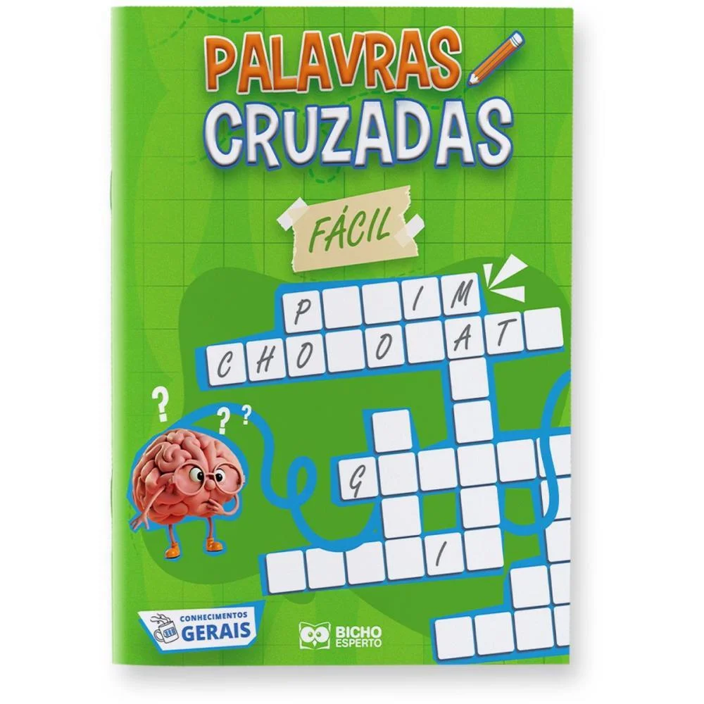 Livro De Atividades Cruzadinhas Nivel Facil Bicho Esperto (Pct.c/10) - imagem 6