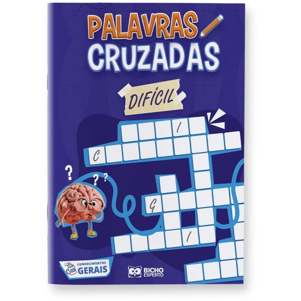 Livro De Atividades Cruzadinhas Nivel Dificil Bicho Esperto (Pct.c/10) - imagem 6