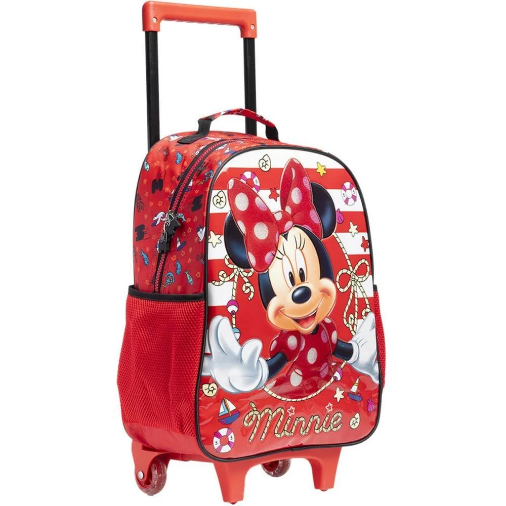 Mochila Infantil Com Rodinha Minnie X Xeryus - imagem 4