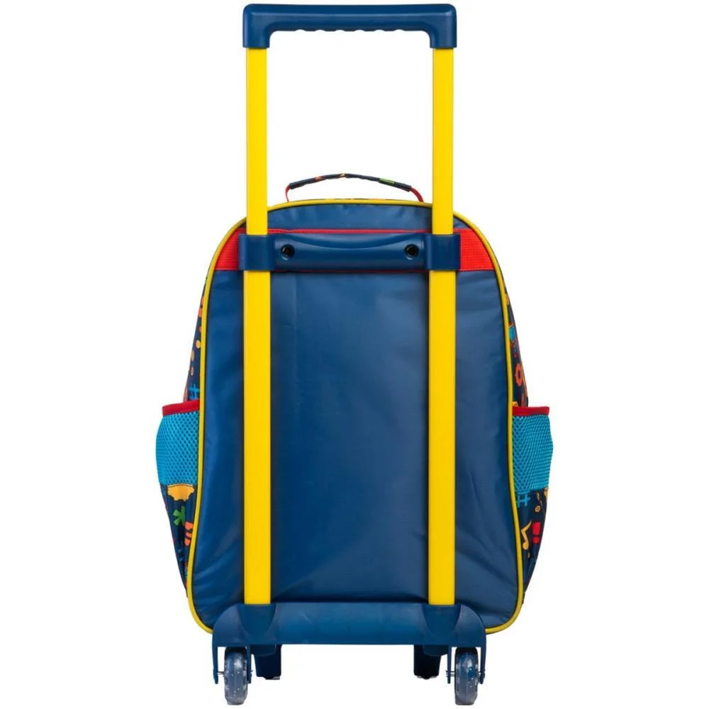Mochila Infantil Com Rodinha Mickey R Xeryus - imagem 4