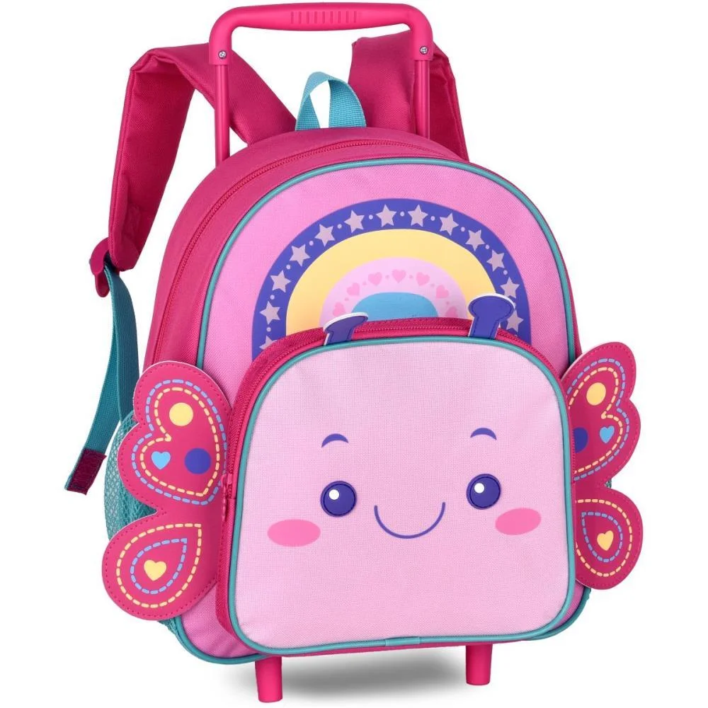 Mochila Infantil Com Rodinha Clio Pets Petit Menina 33Cm(S) Clio - imagem 3