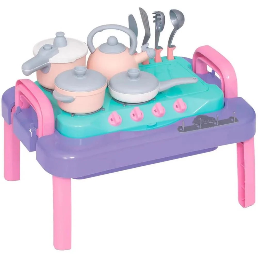 Brincando De Casinha Mesinha Baby Gourmet Charmosa Merco Toys - imagem 2
